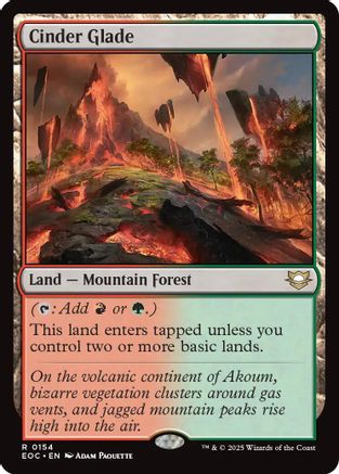 Image of Cinder Glade [Edge of Eternities Commander]