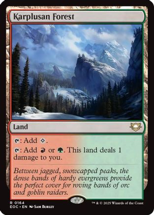Image of Karplusan Forest [Edge of Eternities Commander]