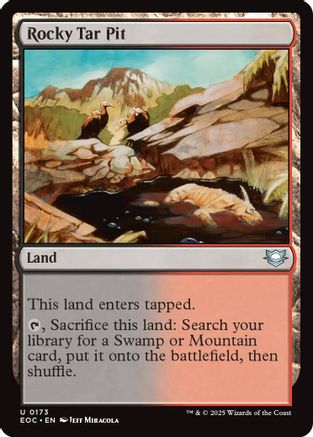 Image of Rocky Tar Pit [Edge of Eternities Commander]