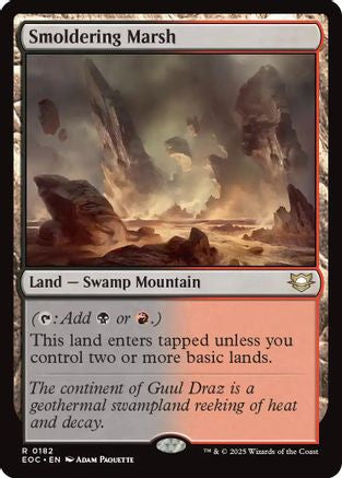 Image of Smoldering Marsh [Edge of Eternities Commander]