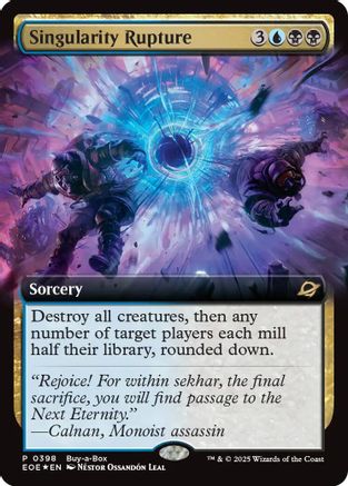 Image of Singularity Rupture (Extended Art) (Buy-A-Box) [Edge of Eternities]