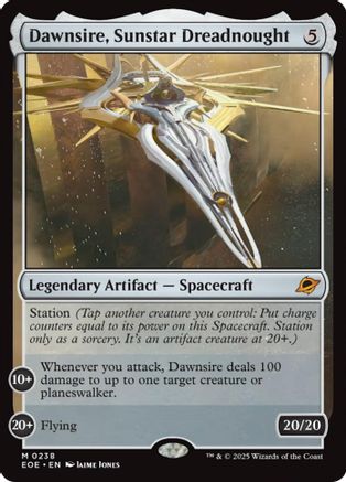 Image of Dawnsire, Sunstar Dreadnought [Edge of Eternities]
