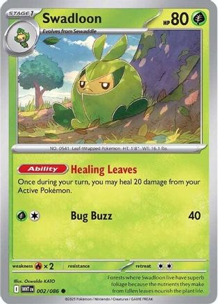 Image of Swadloon (002/086) [Scarlet & Violet: White Flare]