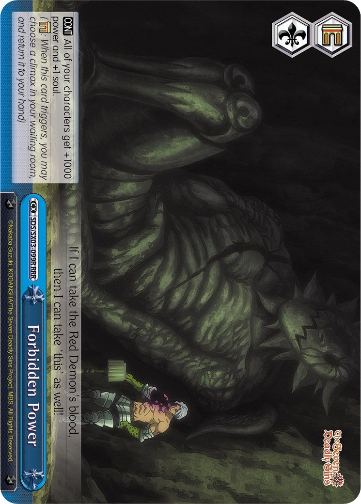 Image of Forbidden Power (SDS/SX03-099R RRR) [The Seven Deadly Sins]