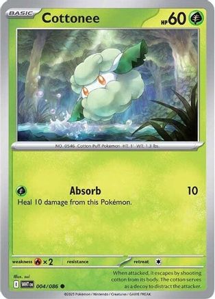 Image of Cottonee (004/086) [Scarlet & Violet: White Flare]
