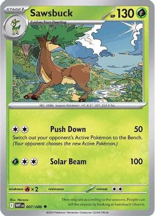 Image of Sawsbuck (007/086) [Scarlet & Violet: White Flare]