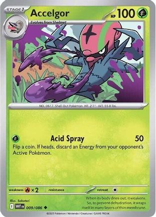 Image of Accelgor (009/086) [Scarlet & Violet: White Flare]
