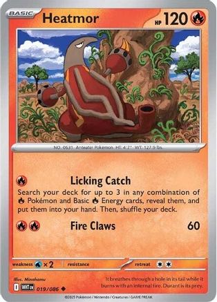 Image of Heatmor (019/086) [Scarlet & Violet: White Flare]