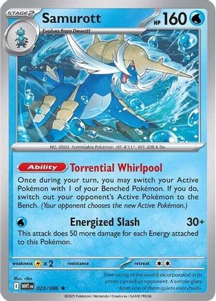 Image of Samurott (023/086) [Scarlet & Violet: White Flare]