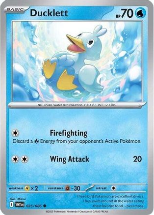 Image of Ducklett (025/086) [Scarlet & Violet: White Flare]