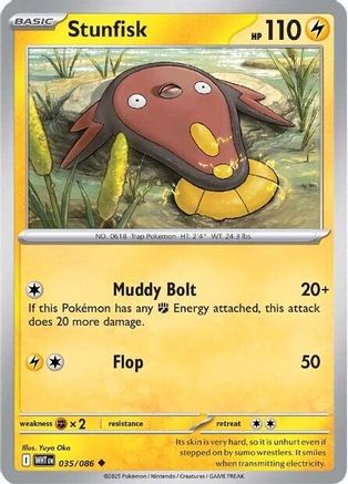 Image of Stunfisk (035/086) [Scarlet & Violet: White Flare]