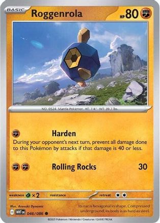 Image of Roggenrola (046/086) [Scarlet & Violet: White Flare]