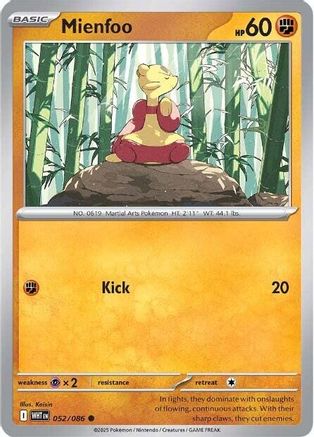 Image of Mienfoo (052/086) [Scarlet & Violet: White Flare]