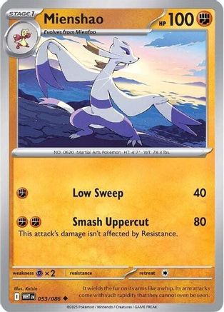 Image of Mienshao (053/086) [Scarlet & Violet: White Flare]