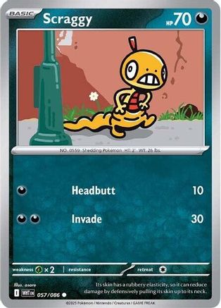 Image of Scraggy (057/086) [Scarlet & Violet: White Flare]