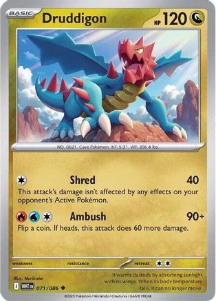 Image of Druddigon (071/086) [Scarlet & Violet: White Flare]