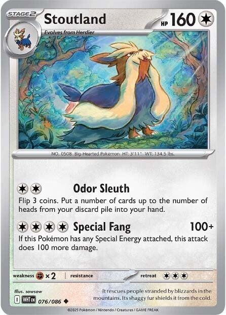 Image of Stoutland (076/086) [Scarlet & Violet: White Flare]