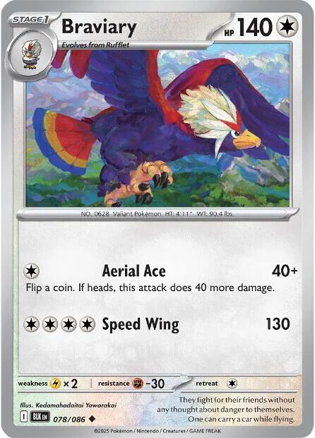 Image of Braviary (078/086) [Scarlet & Violet: Black Bolt]