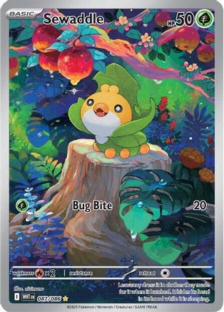 Image of Sewaddle (087/086) [Scarlet & Violet: White Flare]