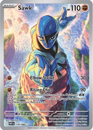 Image of Sawk (130/086) [Scarlet & Violet: White Flare]
