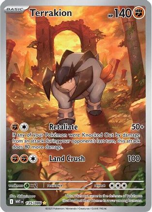 Image of Terrakion (135/086) [Scarlet & Violet: White Flare]