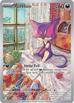 Image of Purrloin (136/086) [Scarlet & Violet: White Flare]