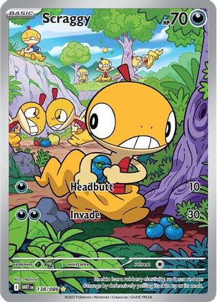 Image of Scraggy (138/086) [Scarlet & Violet: White Flare]