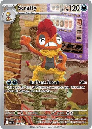 Image of Scrafty (139/086) [Scarlet & Violet: White Flare]