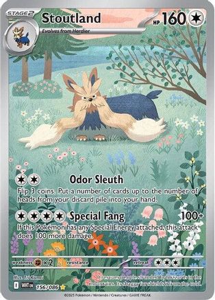 Image of Stoutland (156/086) [Scarlet & Violet: White Flare]