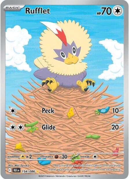 Image of Rufflet (154/086) [Scarlet & Violet: Black Bolt]