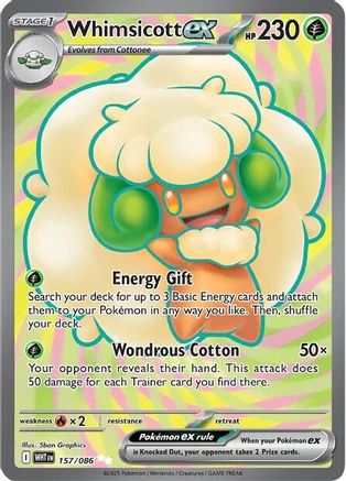 Image of Whimsicott ex (157/086) [Scarlet & Violet: White Flare]