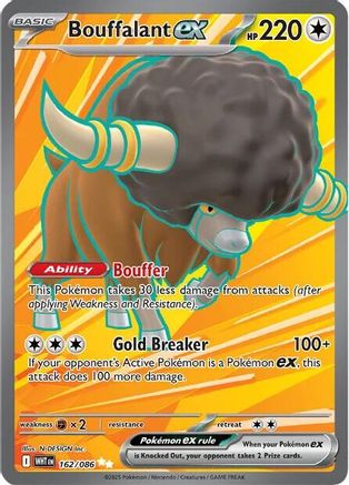 Image of Bouffalant ex (162/086) [Scarlet & Violet: White Flare]
