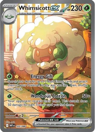 Image of Whimsicott ex (165/086) [Scarlet & Violet: White Flare]