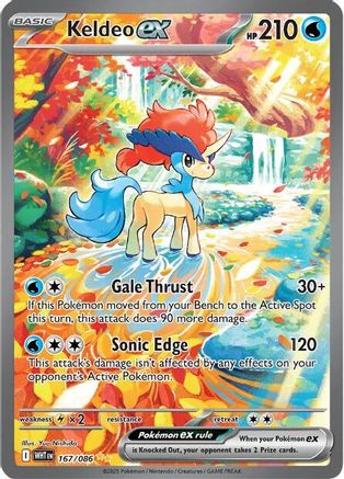 Image of Keldeo ex (167/086) [Scarlet & Violet: White Flare]