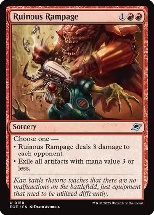 Image of Ruinous Rampage [Edge of Eternities]