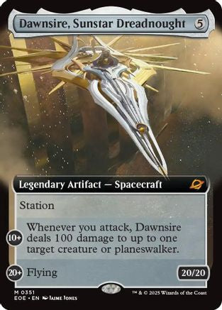 Image of Dawnsire, Sunstar Dreadnought (Extended Art) [Edge of Eternities]