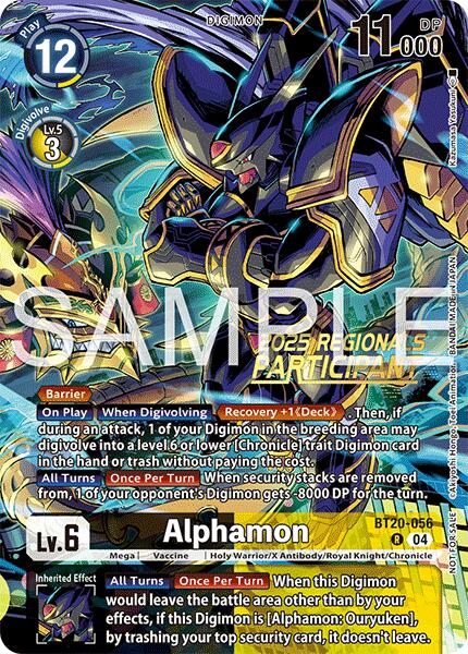 Image of Alphamon [BT20-056] (Regionals 25-26 Season 2 Participant) [Release Special Booster Ver.2.0]
