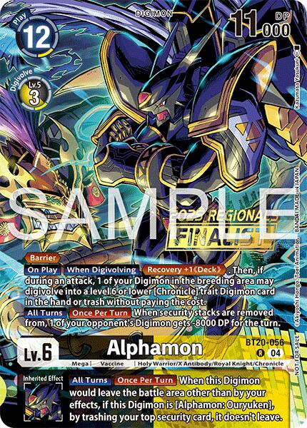 Image of Alphamon [BT20-056] (Regionals 25-26 Season 2 Finalist) [Release Special Booster Ver.2.0]