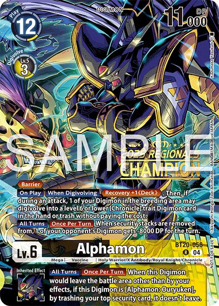 Image of Alphamon [BT20-056] (Regionals 25-26 Season 2 Champion) [Release Special Booster Ver.2.0]