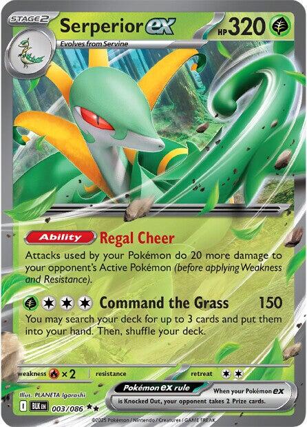Image of Serperior ex (003/086) [Scarlet & Violet: Black Bolt]