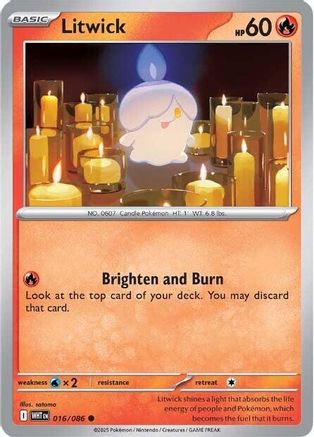 Image of Litwick (016/086) [Scarlet & Violet: White Flare]
