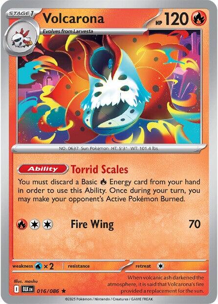Image of Volcarona (016/086) [Scarlet & Violet: Black Bolt]