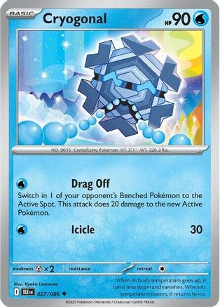 Image of Cryogonal (027/086) [Scarlet & Violet: Black Bolt]