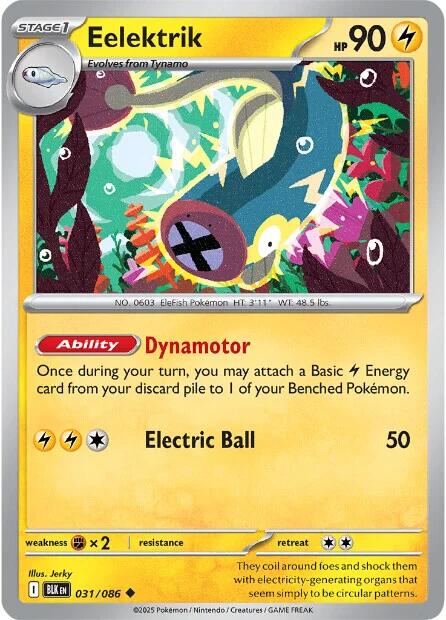 Image of Eelektrik (031/086) [Scarlet & Violet: Black Bolt]
