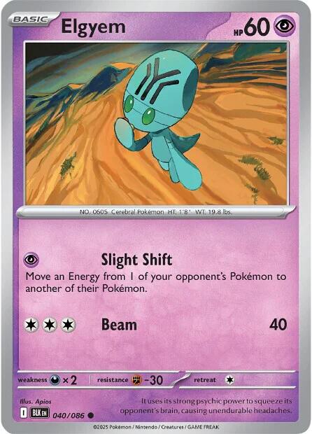 Image of Elgyem (040/086) [Scarlet & Violet: Black Bolt]