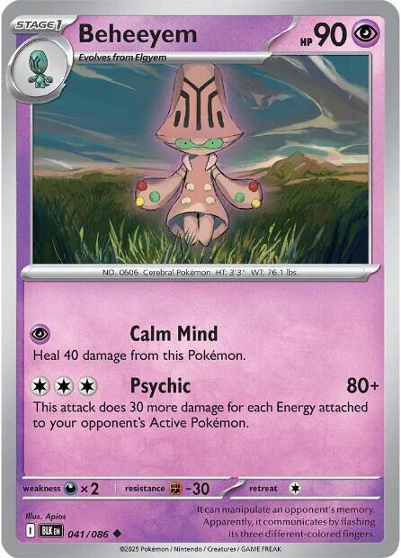 Image of Beheeyem (041/086) [Scarlet & Violet: Black Bolt]