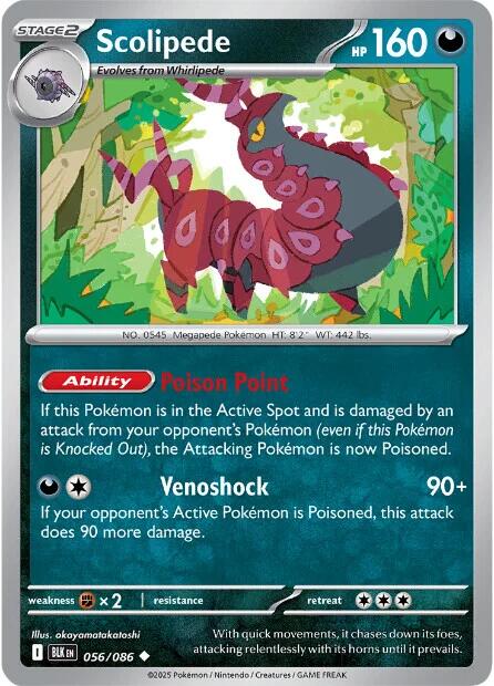 Image of Scolipede (056/086) [Scarlet & Violet: Black Bolt]