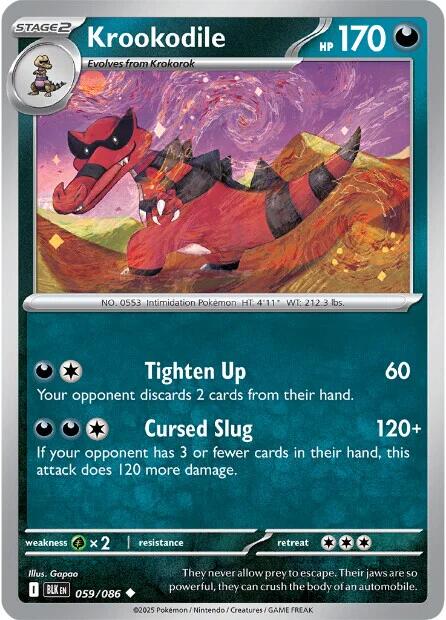 Image of Krookodile (059/086) [Scarlet & Violet: Black Bolt]