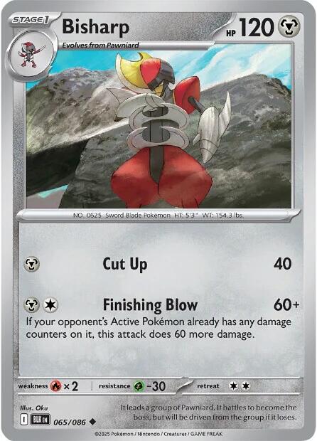 Image of Bisharp (065/086) [Scarlet & Violet: Black Bolt]