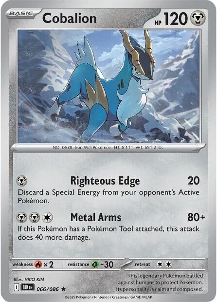 Image of Cobalion (066/086) [Scarlet & Violet: Black Bolt]